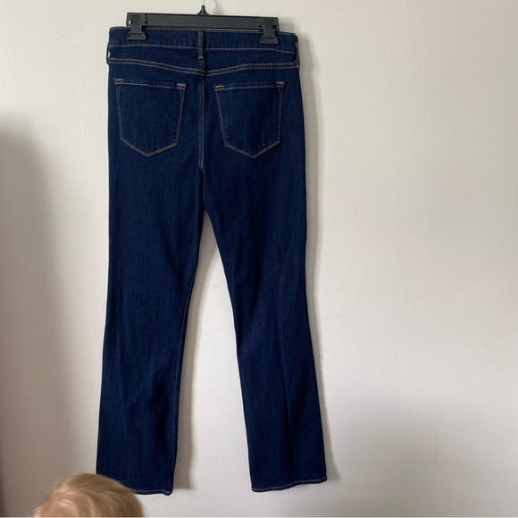 💥4/$20 Old Navy Mid Rise Dark Wash Wow Boot Cut Jeans size 10 Regular - Picture 6 of 7